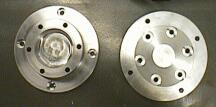 Finished rear hubs, before anodizing