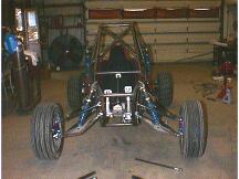 Front view of the chassis