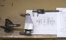 Pilot Spindle on the left, start of new spindle on the right