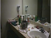 Hotel Bathroom - not just for personal hygiene!